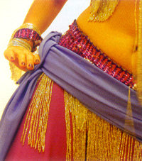 P&aacute;gina con inforamci&oacute;n colorista sobre la Danza Oriental, dedicada a mi hermama.